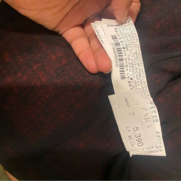 Zara Bead Embellished Peplum Jacket - Picture 9 of 12